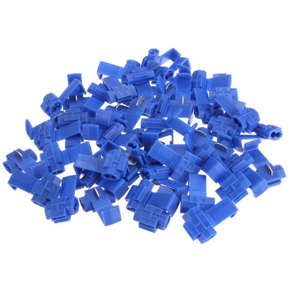 Fast Quick Splice Lock Connector Crimp Blue AWG 14-16 [10 PCS] - (AD50478)