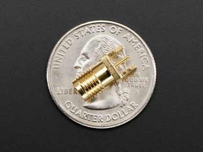 Edge-Launch SMA Connector for 1.6mm / 0.062" Thick PCBs - (AD18287)