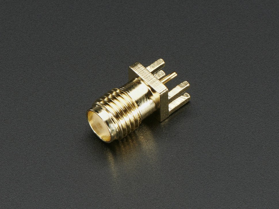 Edge-Launch SMA Connector for 1.6mm / 0.062" Thick PCBs - (AD18287)