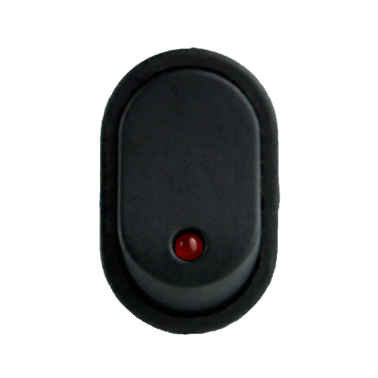 IS-EC-OVL-12RED Oval Rocker Switch 12VDC - (AD78963)