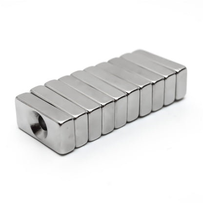 30x20x5mm Neodymium Magnet with Hole - (AD20639)