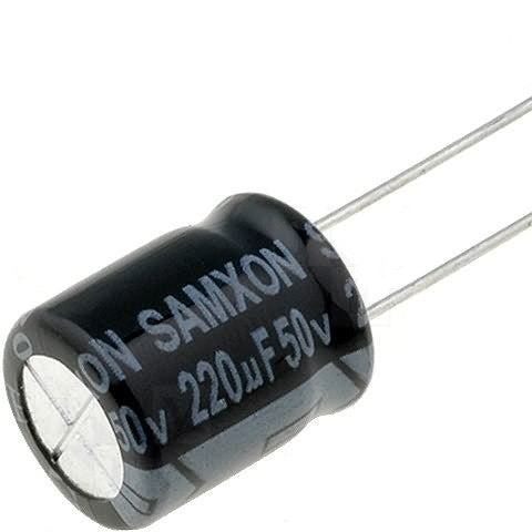 220uF @ 50V Capacitor Electrolitico - (AD1224)