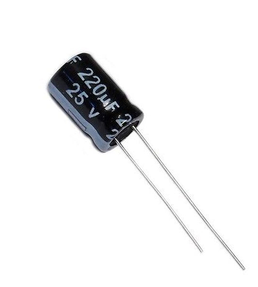 220uF @ 25V Capacitor Electrolitico - (AD6557)