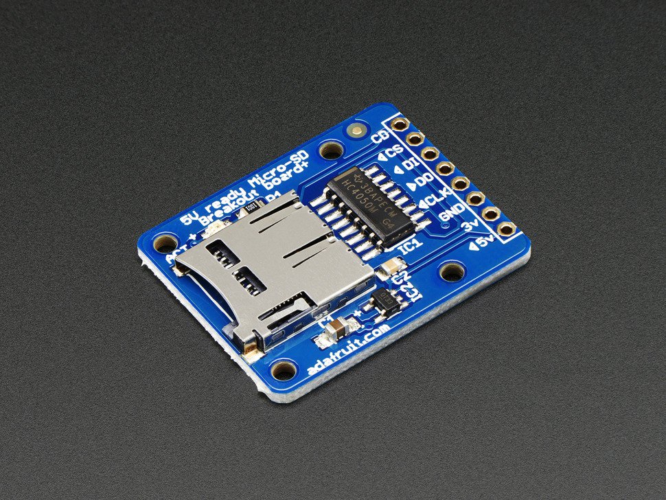 MicroSD Card Breakout Board+ [PID:254] - (AD16460)