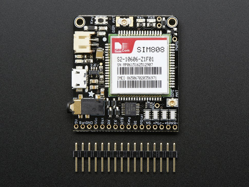 FONA 808 - Mini Cellular GSM + GPS Breakout [PID:2542] - (AD13622)