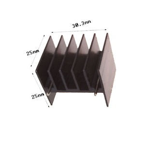 25x30x25mm Heatsink Black For L298N - (AD26194)