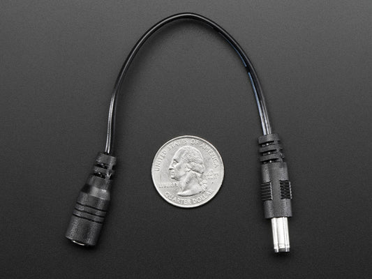 3.5 / 1.3mm or 3.8 / 1.1mm to 5.5 / 2.1mm DC Jack Adapter Cable [PID:2788] - (AD34131)