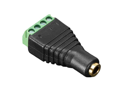 4-Pin Green Audio Adapter 3.5mm Female - (AD50891)