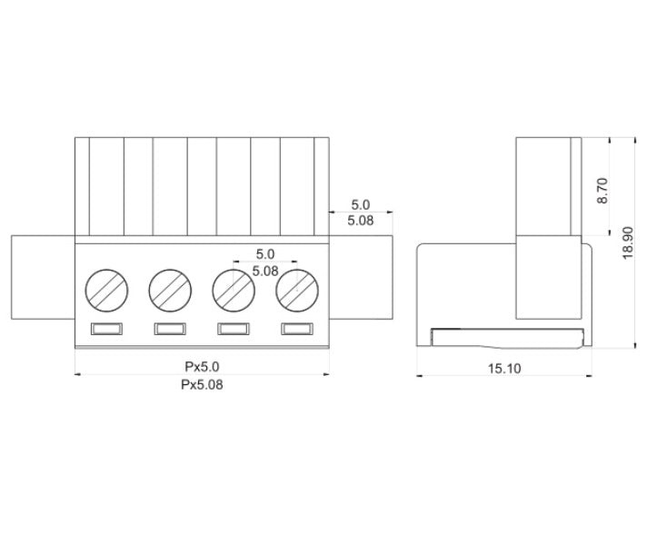 6-Pin 2EDG Terminal Block Connector Kit - (AD49835)