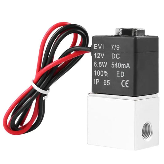 2V025 (12VDC) Aluminum Solenoid Valve 2-Way Normally Closed - IP65 - (AD5939)