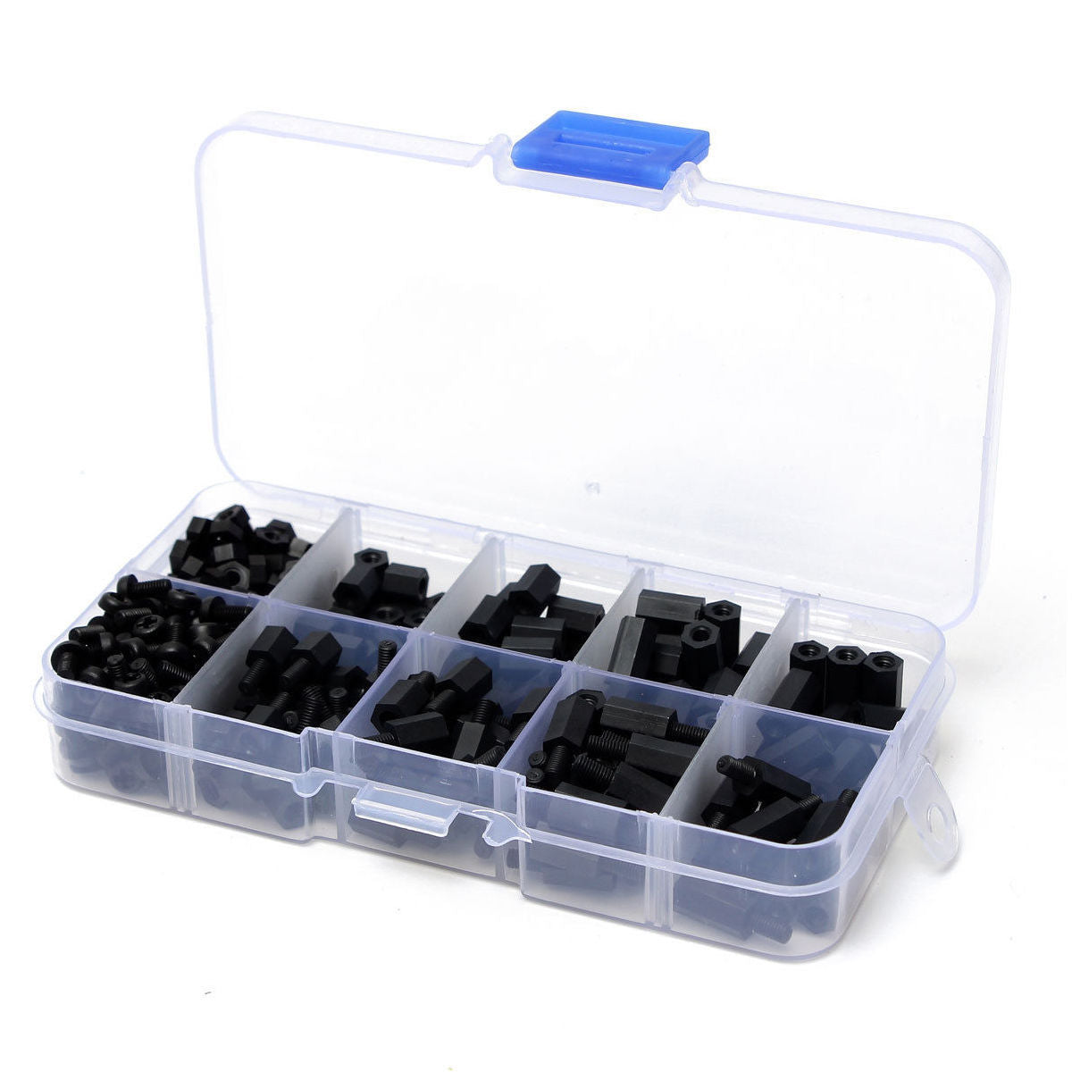 250 PCS M3 Nylon Hex Spacer Kit - (AD25282)