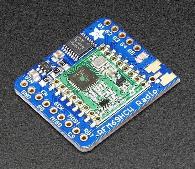 Adafruit RFM69HCW Transceiver Radio Breakout - 868 or 915 MHz [PID:3070] - (AD16091)