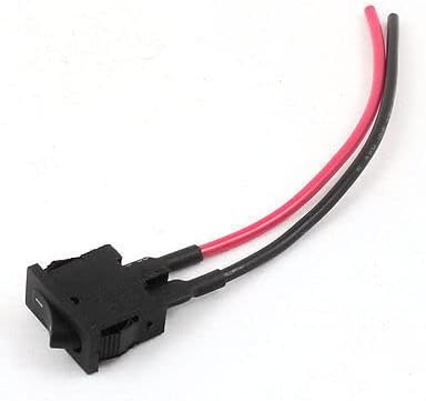 KCD1-110 Black Rocker Switch 2-Wire SPST ON-OFF - (AD5601)