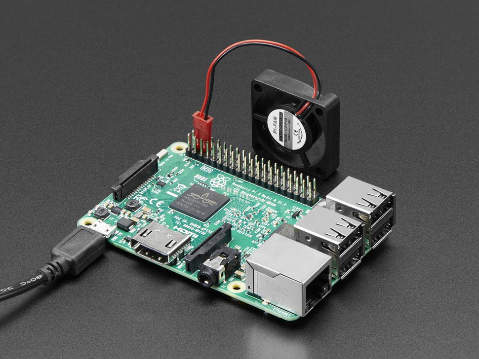 5V Miniature Cooling Fan for Raspberry Pi (and Other Computers) - (AD28817)