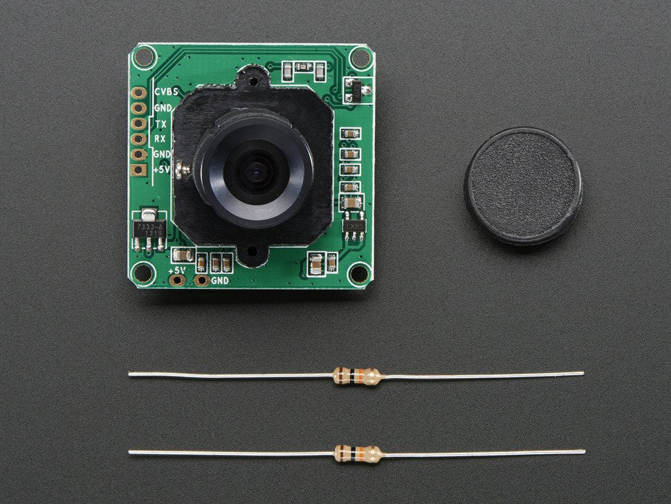 TTL Serial JPEG Camera with NTSC Video [PID:397] - (AD5807)