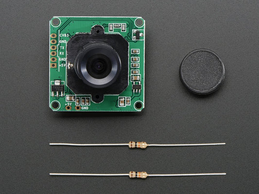 TTL Serial JPEG Camera with NTSC Video [PID:397] - (AD5807)