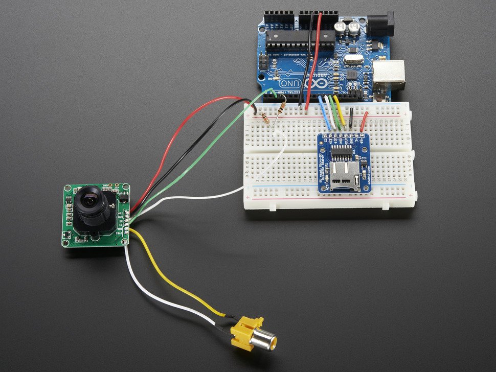 TTL Serial JPEG Camera with NTSC Video [PID:397] - (AD5807)