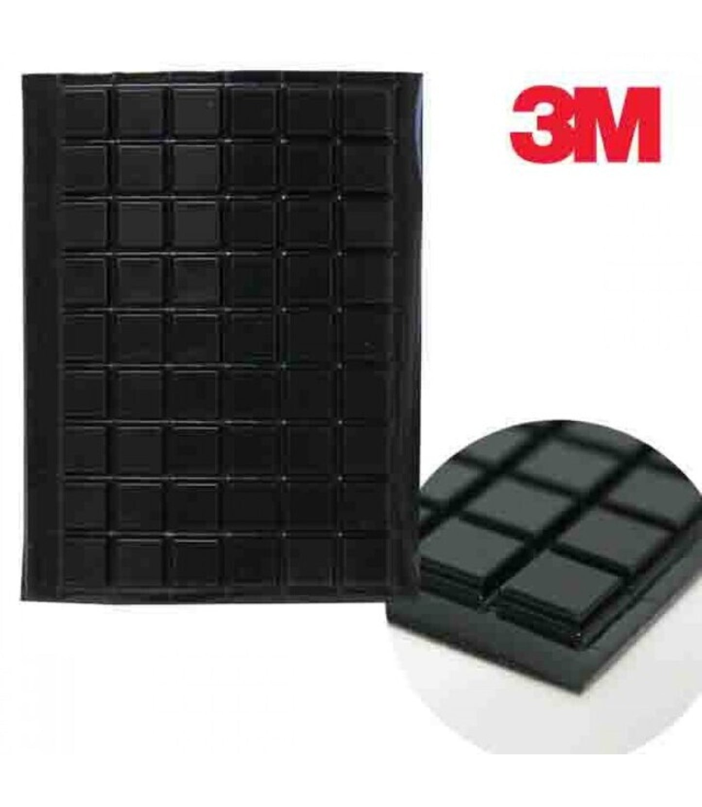 3M SJ-5007 Rubber Bumper Feet Black (1 Piece) - (AD78395)