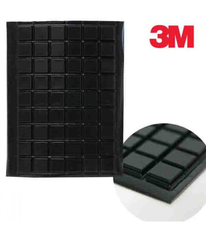 3M SJ-5007 Rubber Bumper Feet Black (1 Piece) - (AD78395)
