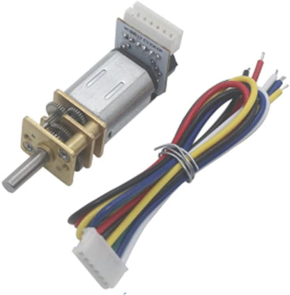 N20 Mini DC Encoder Gear Motor 6V 300RPM - (AD51845)