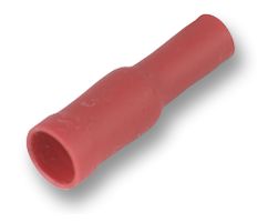 T-21 Female Bullet Terminal Red [18-22AWG] - (AD12406)
