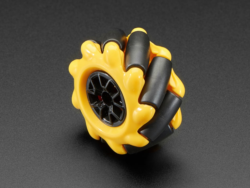Left Mecanum Wheel 48mm Diameter TT Motor - (AD79426)
