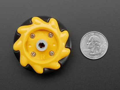 Right Mecanum Wheel 48mm Diameter TT Motor - (AD79425)