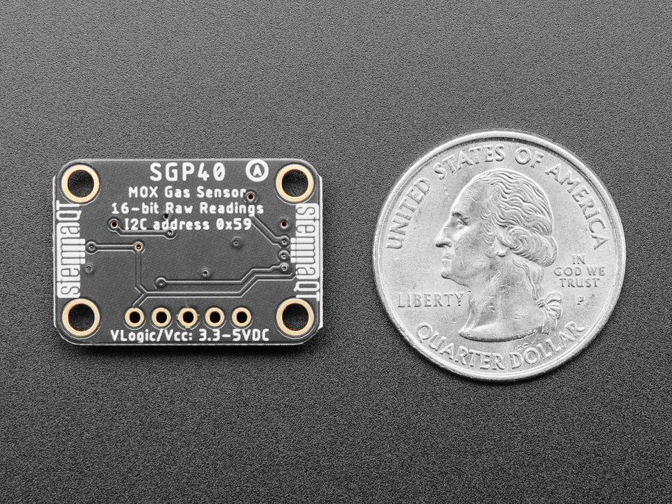 Adafruit SGP40 Air Quality Sensor Breakout - VOC Index - STEMMA QT / Qwiic [PID:3709] - (AD46492)