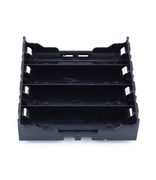 4x18650 Lithium Battery Holder Case Black PCB 8 Pin - (AD35968)