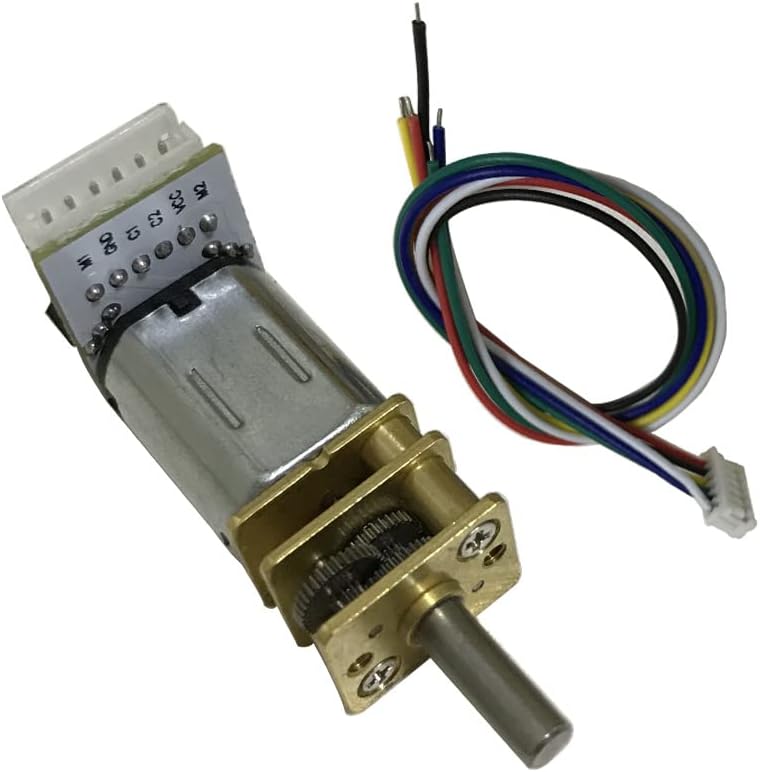 N20 Mini DC Encoder Gear Motor 6V 300RPM - (AD51845)