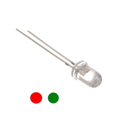 5mm LED Bi-Color Red-Green Flashing 2-Pin - (AD25210)