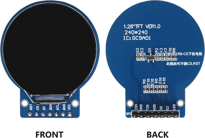 1.28'' TFT LCD Display Module Round RGB, SPI - (AD98720)