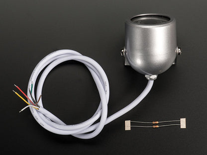 Weatherproof TTL Serial JPEG Camera with NTSC Video and IR LEDs - (AD28825)