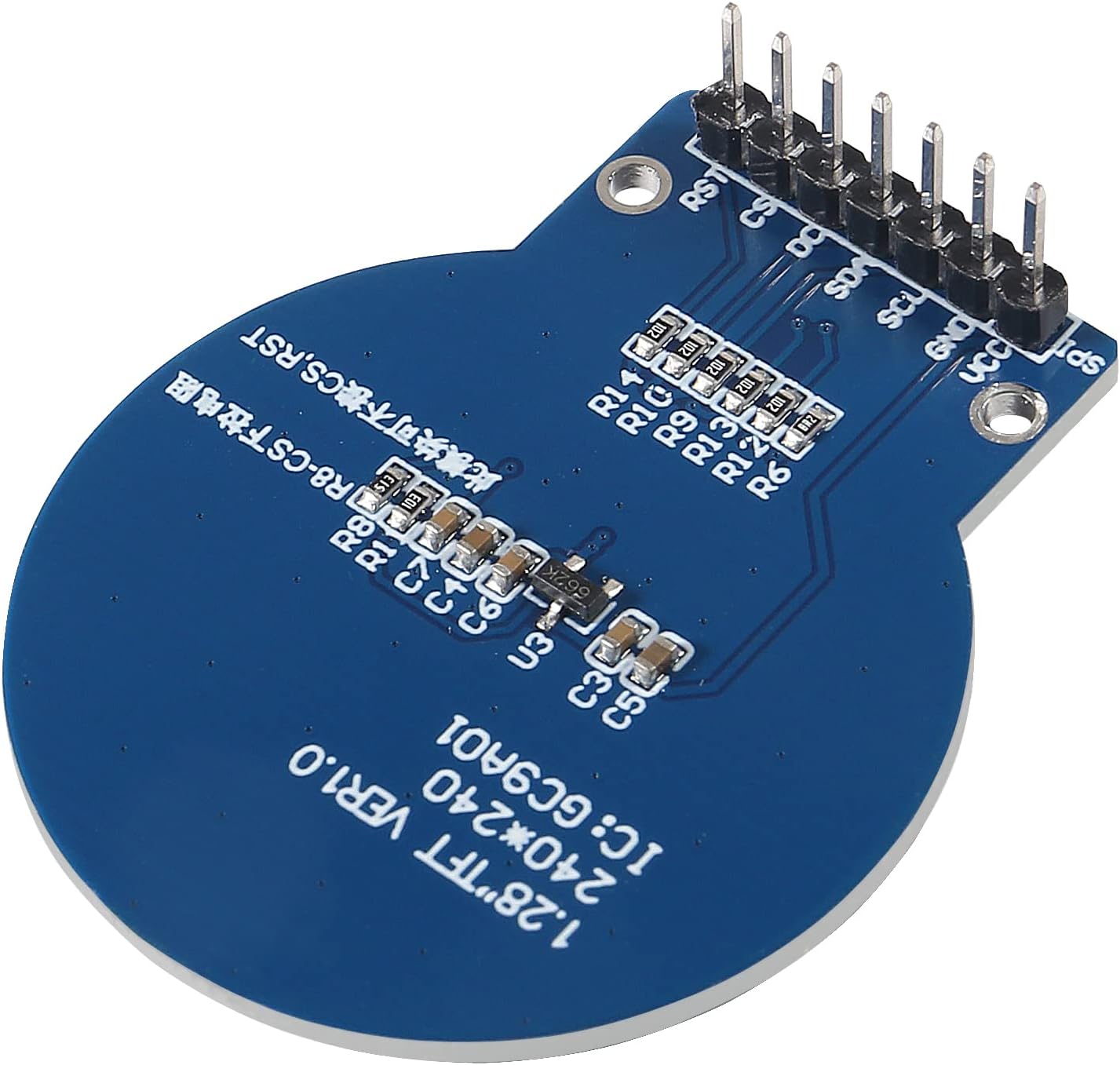 1.28'' TFT LCD Display Module Round RGB, SPI - (AD98720)