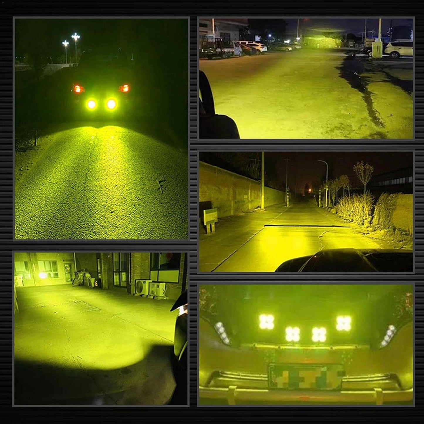 20W Cubic LED Light Bar with Amber Fog Light - (AD85401)
