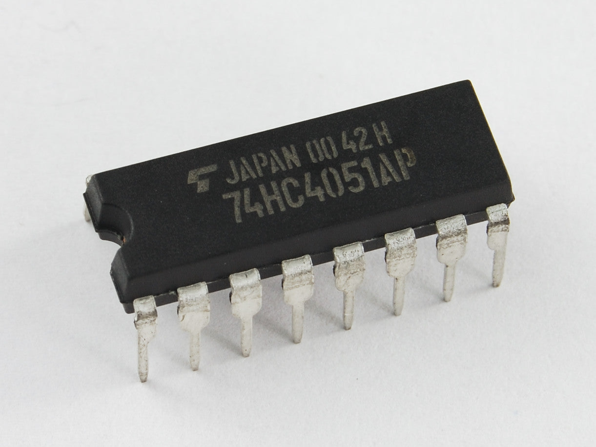 74HC4051 Multiplexor Analogico (8 E/S - 1 E/S) - (AD120)