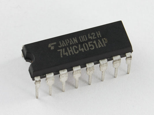 74HC4051 Multiplexor Analogico (8 E/S - 1 E/S) - (AD120)
