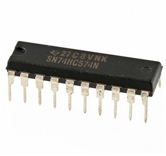 74HC574 (DIP-20) Flip-Flop Octal Tipo-D CMOS Alta Velocidad - (AD4521)