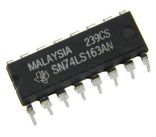74LS163 Synchronous 4-Bit Binary Counter - (AD20807)