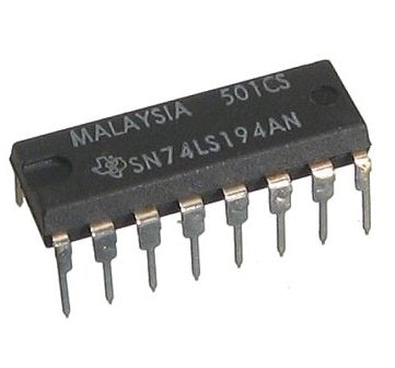 74LS194 4-Bit Bidirectional Universal Shift Register - (AD16691)
