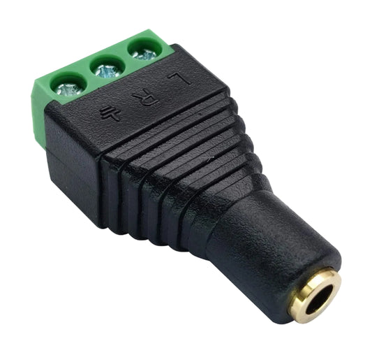 3-Pin Green Audio Adapter 3.5mm Female - (AD50883)