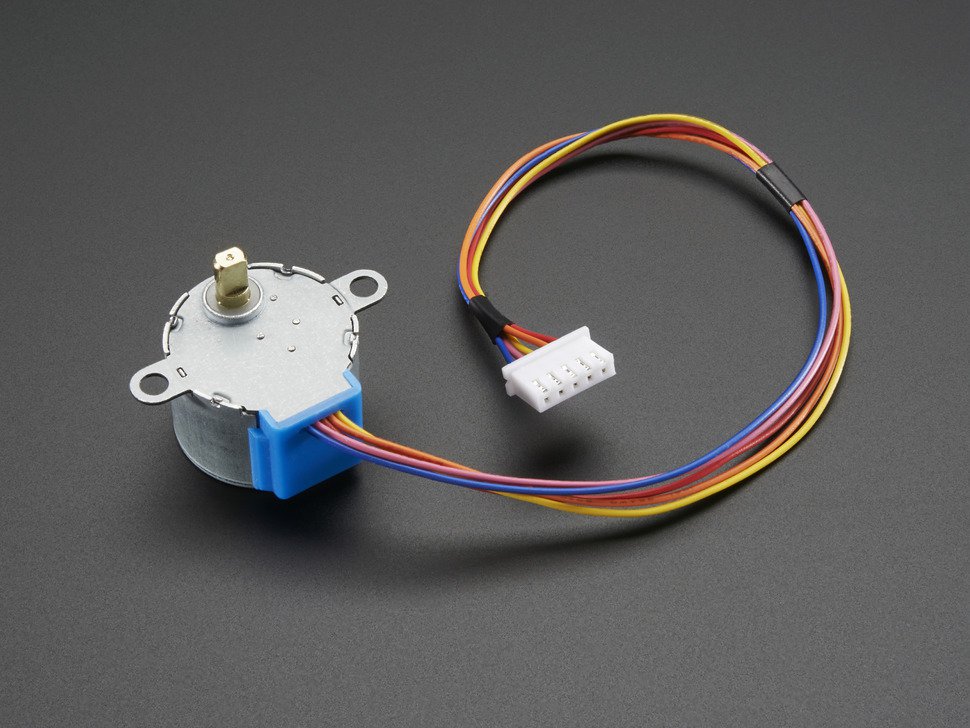 Small Reduction Stepper Motor - 5VDC 32-Step 1/16 Gearing - (AD22561)