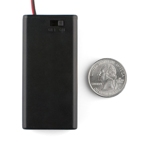 Battery Holder 2xAA with Cover and Switch - JST Connector [PRT-09925] - (AD15768)