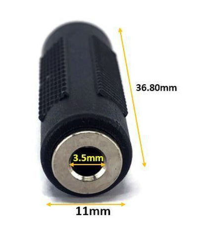 3.5mm Stereo Female to Female Connector - (AD57855)