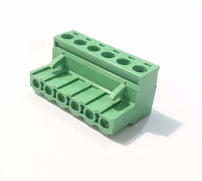 6 Pin Female Plug-in Type Vertical Terminal Block 5mm - (AD27806)