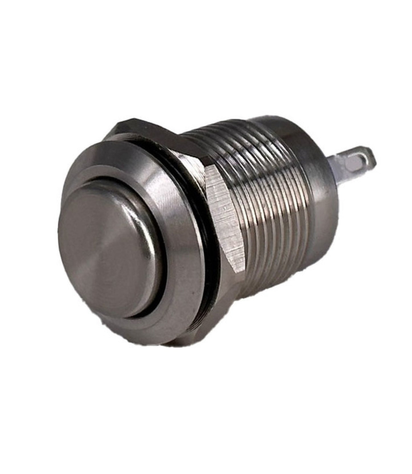 12mm Momentary Stainless Steel Metal Push Button Switch IP65 - (AD50858)
