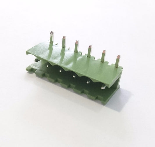 6 Pin Male Plug-in Type Vertical Terminal Block 5mm - (AD27799)