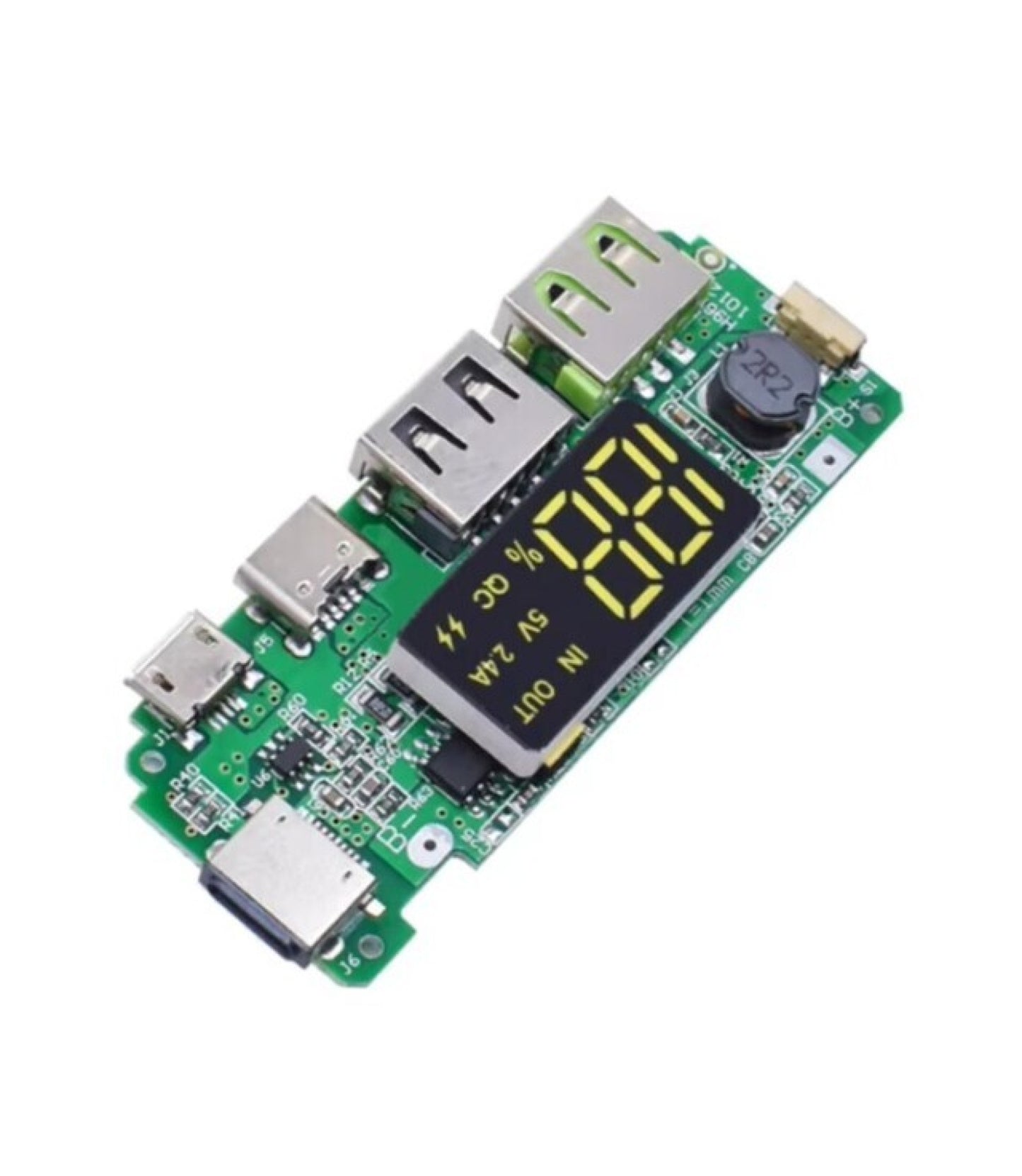 Quick Charging Module 5V 2.4A with Display - (AD30418)