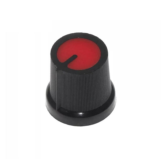 Red Plastic Knob with Pointer - (AD10738)