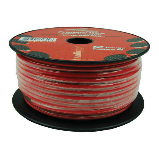 AP-12-100 RD Cable Automotriz Rojo 12AWG [METRO] - (AD11620)